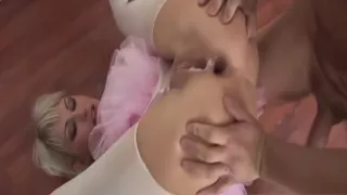 ballerina gets deep anal fisted
