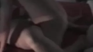 Cuckold Sissy Hubby and his wife with bull Cuck cleans up