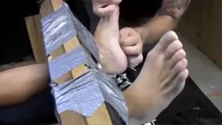 Gay dude Derick begs Franco to stop tickling hes bare feet