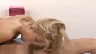 teen schoolgirl get spit and face blasted big white monster