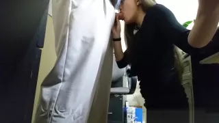 Young Secretary Enjoyed By The Boss