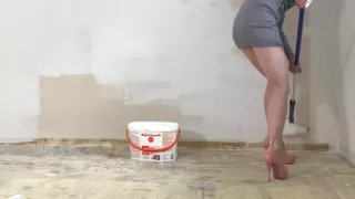 Sexy wall painting heels...