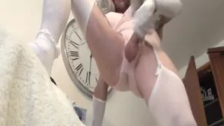 Transvestit mit echten Gefühlen gefüllt