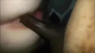 Black cock fucking a tight white asshole