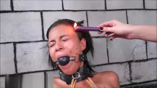 Cruel initiation ofteen slave by mistress Karina
