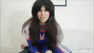 TEEN Dva Cums, Gets a Facial and Swallows - Overwatch Cosplay
