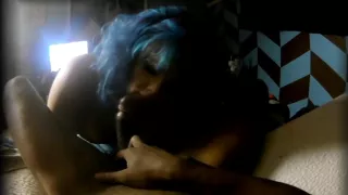 bbw trans sucks and eats black guys ass