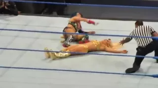 Asu and Nao vs Man Rose and Son Devil (Dark Match) at WWE SmackDo