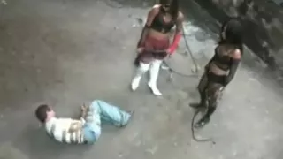 2 Girls Kick & Beat Guy