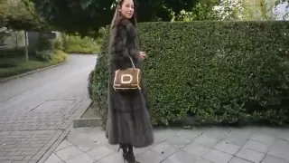 furcoat girl outdoor