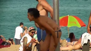 Beach Voyeur Topless Amateur Close-Up Video