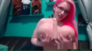 Big boobs titjob a dildo
