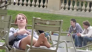 Candid Sexy Nylon Feet HD 720p