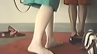 Pantyhose. Many standing dippings.