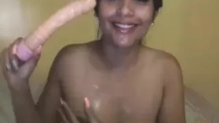 dildo deepthroat gagging