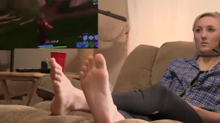Fortnite with Brittney - beautiful soles