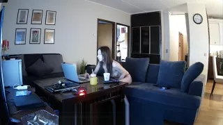 HOUSE 2. Hidden Cam. Young students fuck