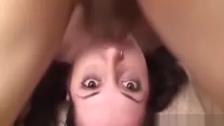 Casting with a young chubby girl and cumshot in her mouth