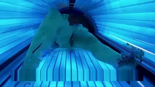 Filmed on Public Tannig Salon on solarium