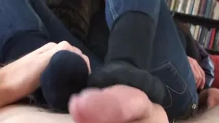 Maria Sockjob with cumshot