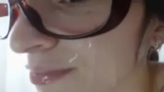 Sucking cock and nice facial I meet her at 6hookup.com