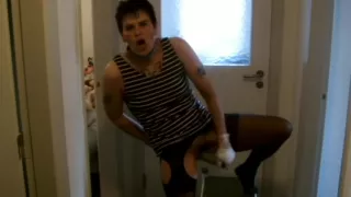 Mature wife fuck his dildo and squirt