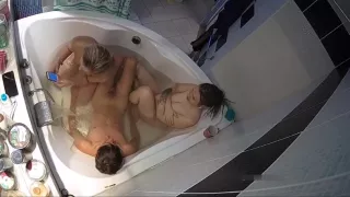 Afternoon bath fun