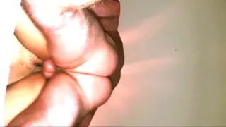 Wife pounded doggy style twice sneaked by phone on bed