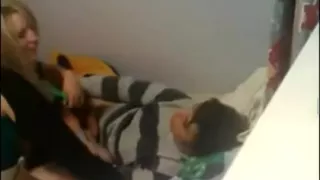 18yo teen couple having party sex