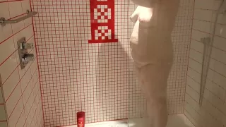 my wife in the shower