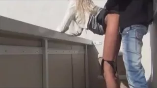 Balcony sex