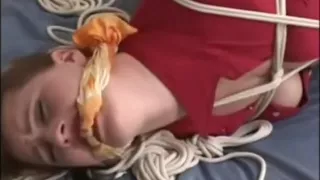 Abby dancing and tied up for molested with your friend