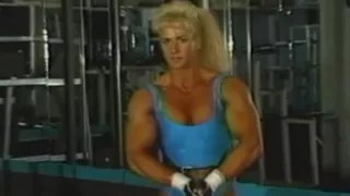 Old school muscle girl