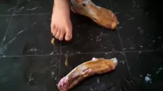 Messy Pink Socks and Shoes