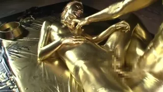 Gold Bodypaint Ficken Japanisch Porno