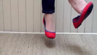 red flats dangling (oldvideo)