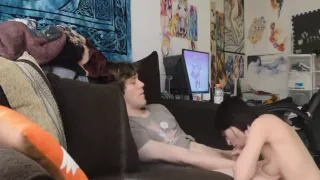 FUCKING HOT!! Bro and Sister films their fuck! She got a creampie !!