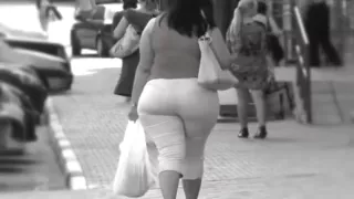 Big Booty Curvy Latina In White Pants