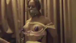 wrap gagged electro stimulation