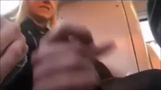 Stranger blowjob in bus