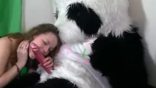 Strapon fun after working out