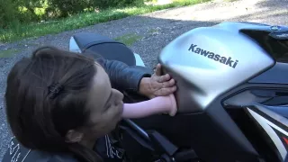 Hot French Teen Squirting On Her Motorcycle - Chaude Motarde Vic Alouqua