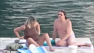 Spycam on Croatian beach