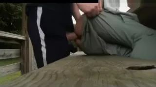 Anon outdoor fucking . cums