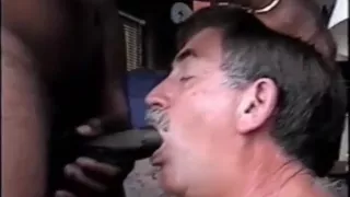 Smiling Cocksucker Taking First Black Cumload And Smiling