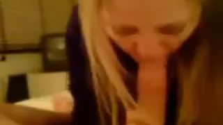 Blonde blow job