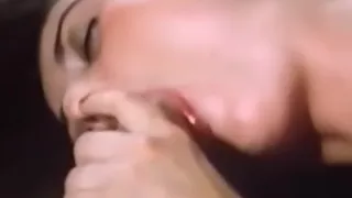 Brunette babe having awesome sex