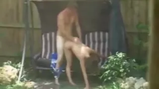 Caught my sister fucking outside