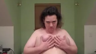 Ugly BBW Slut Plays with her Saggy Body - Enyo71