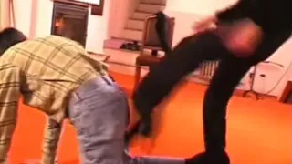 Boots Kicking Belt Whipping